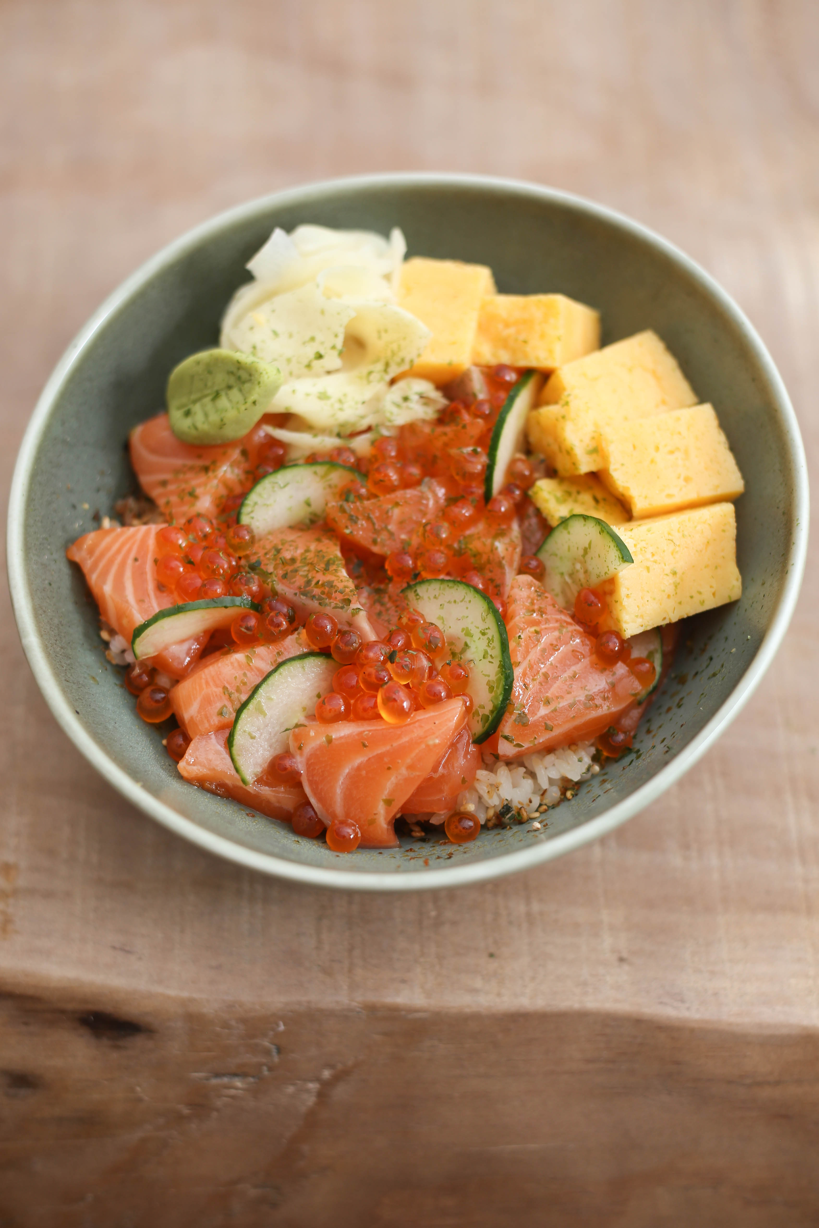 Salmon & Ikura Don