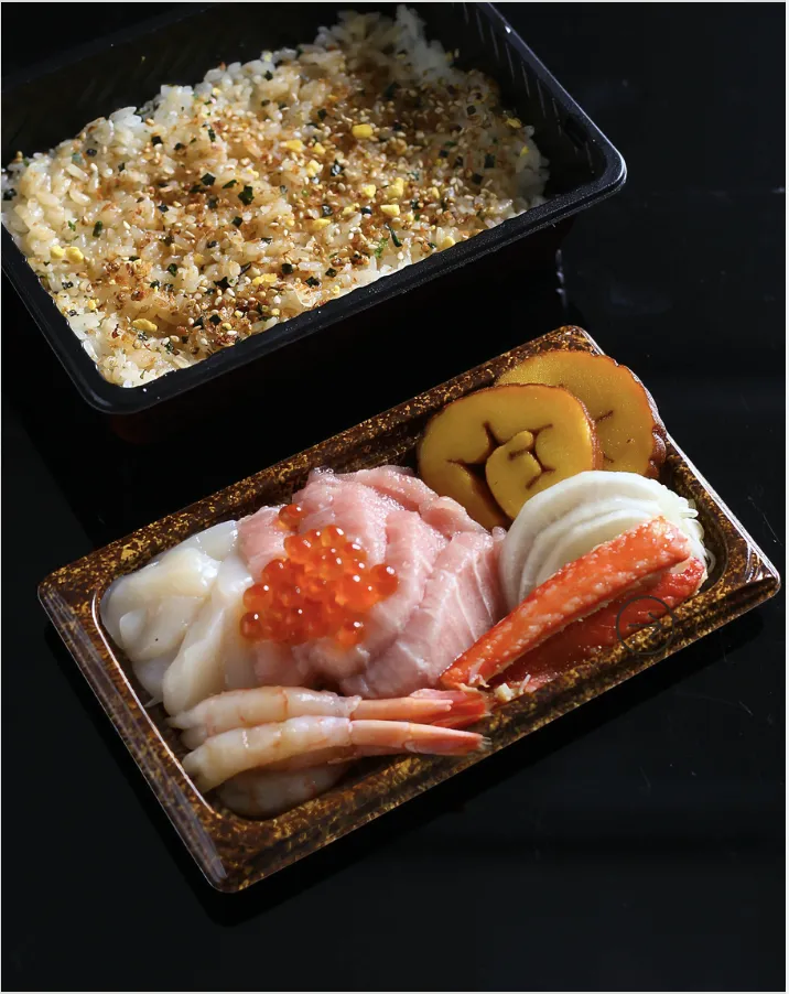 Kaisen Don - Premium Raw Sashimi Bento with assorted fresh fish